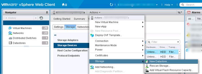 esxi shared folder