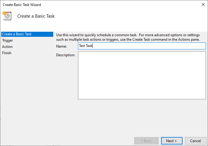 task scheduler powershell script