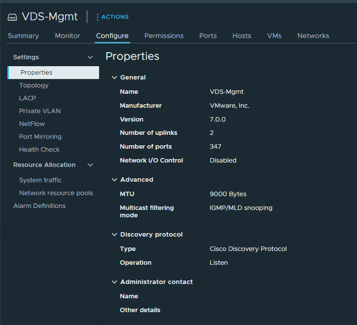 vmware vsphere distributed switch