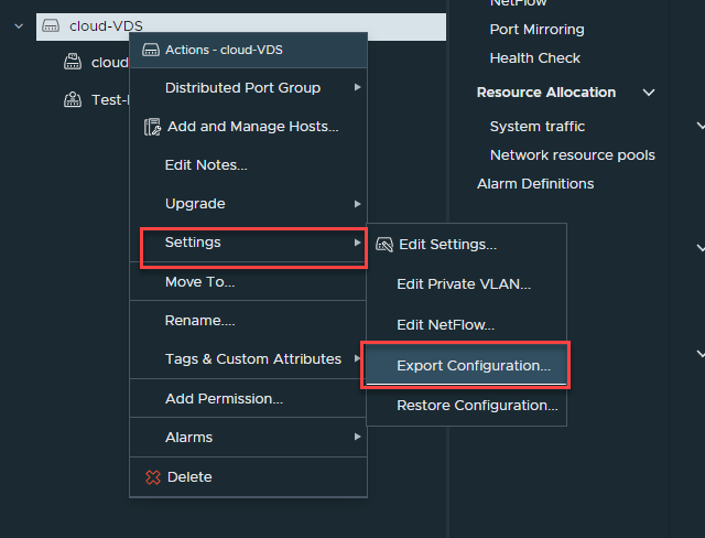 vmware virtual distributed switch