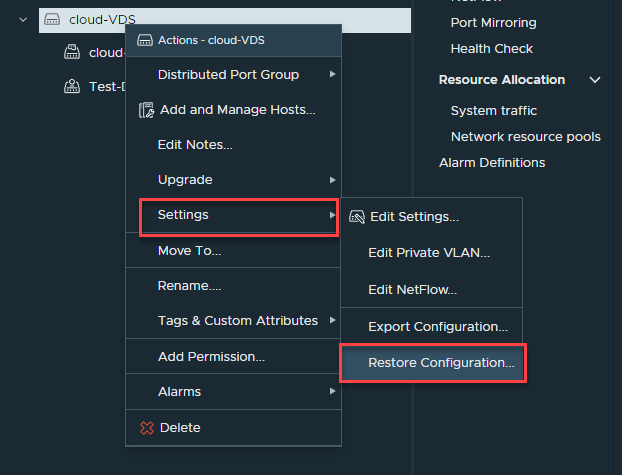 vmware distributed switch lacp