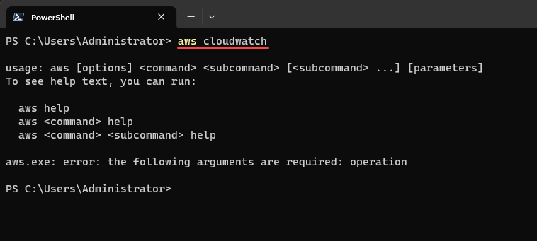 aws cli cloudwatch metrics