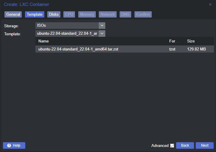 docker in proxmox