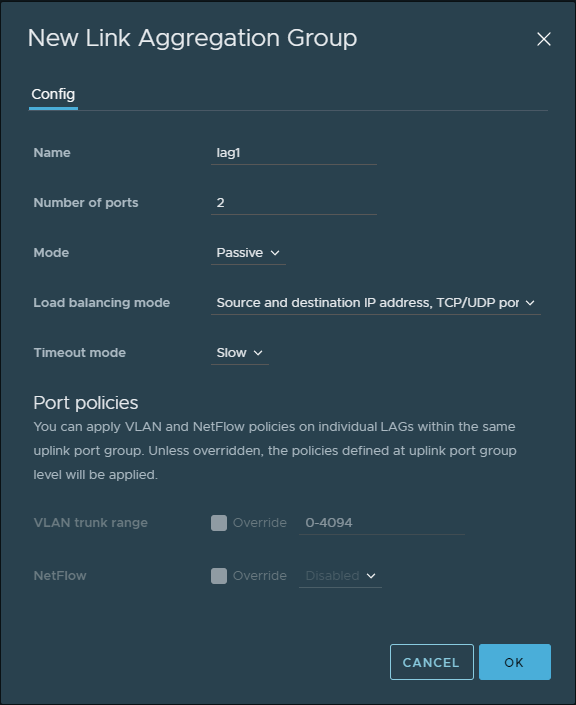 virtual distributed switch