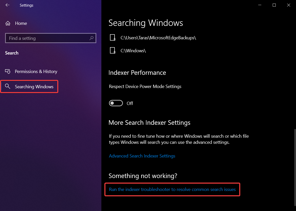 microsoft windows search filter host high cpu