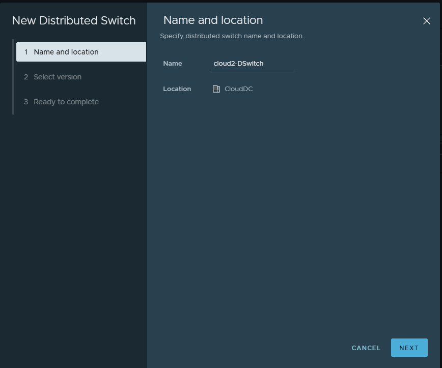 standard switch and distributed switch