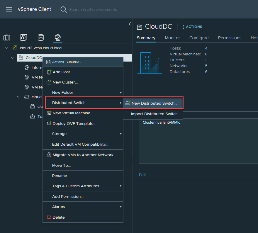 distributed vswitch