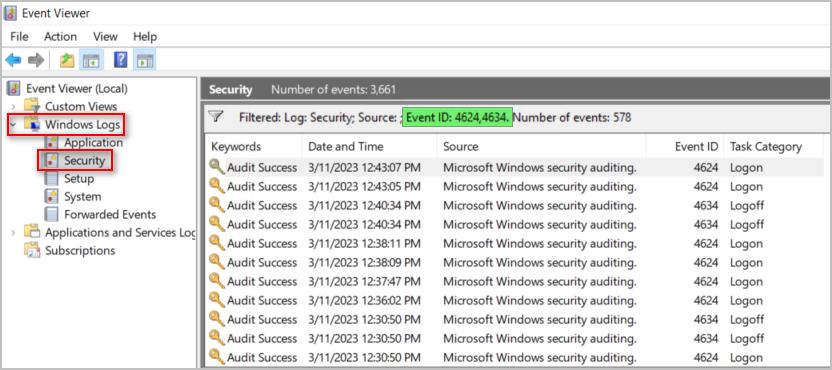 powershell get user login history