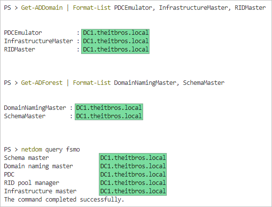 seize roles from failed domain controller