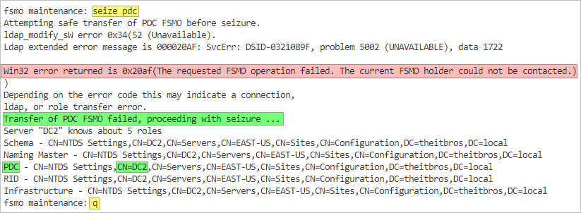 seize fsmo role