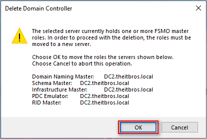 seize domain controller roles