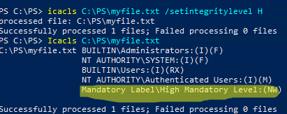 icacls command