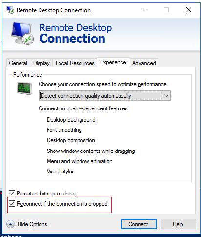 remote desktop an internal error has occurred