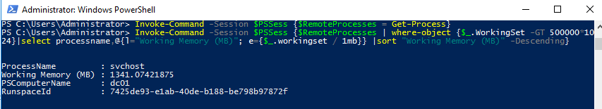 powershell run command on remote computer