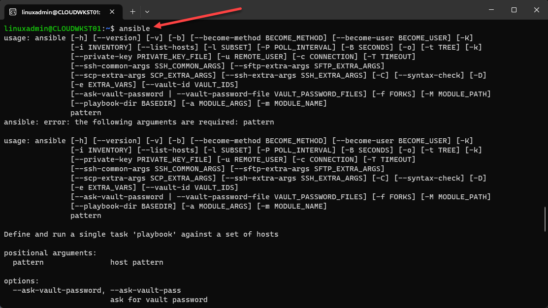 ansible ping module