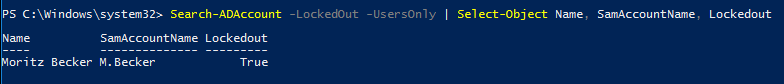 unlock account. this account is currently locked out on this active directory domain controller