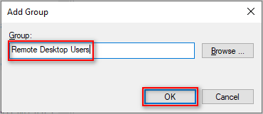 add a user to remote desktop group