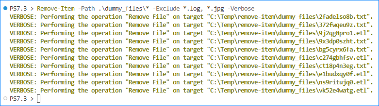 remove folder powershell