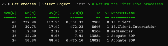 powershell ise comment