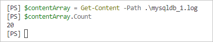powershell get content