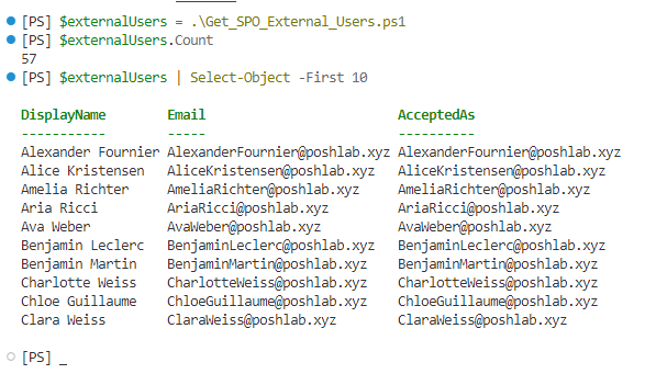 sharepoint online external sharing report