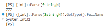 powershell string to int64