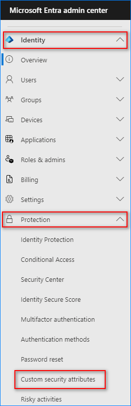 azure ad user custom attributes