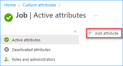 azure active directory custom attributes