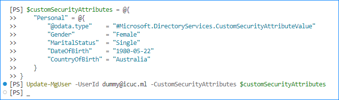 azure active directory add custom attributes