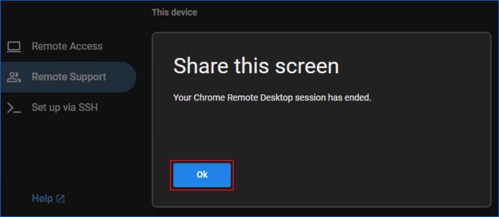 setup google remote desktop