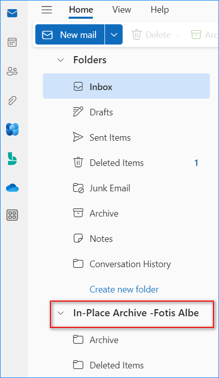 office 365 online archive policy