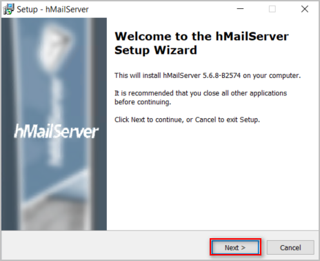 hmailserver setup