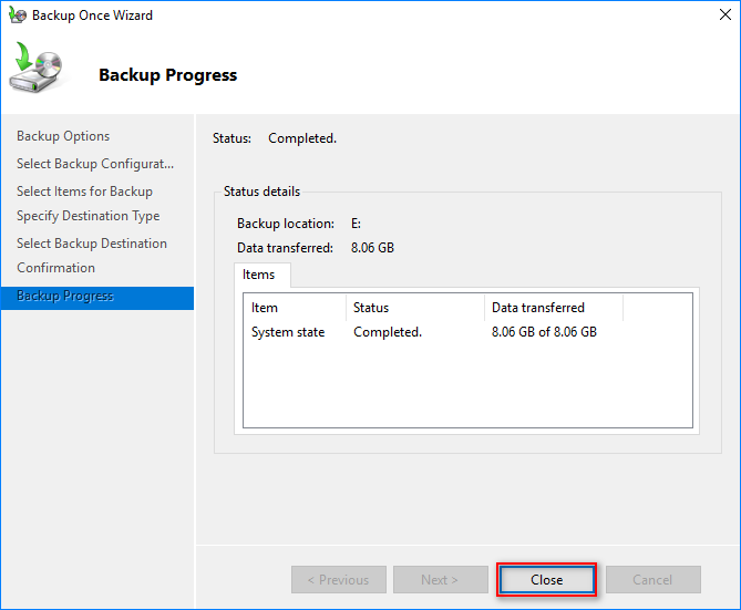 backup de active directory