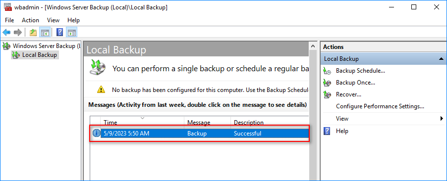 active directory backup schedule