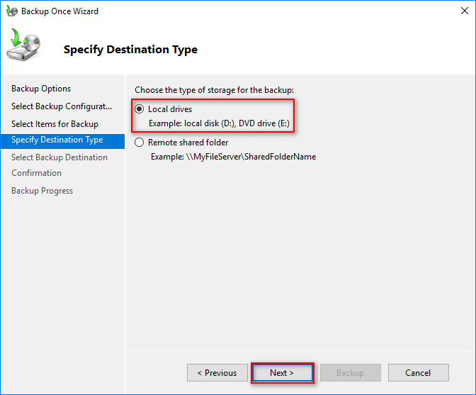 backing up active directory