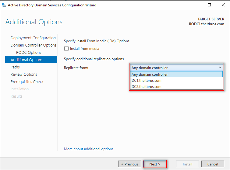 active directory read only domain controller