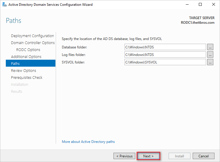 rodc installation step by step