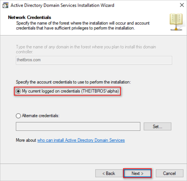 change domain controller to read only