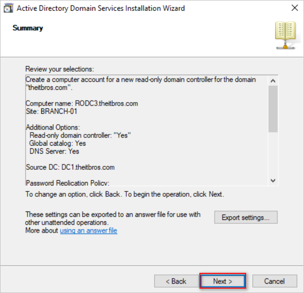 active directory rodc