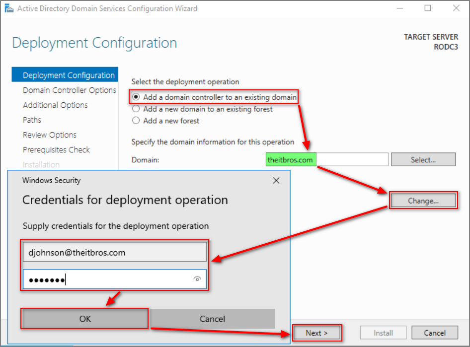 read only domain controller limitations