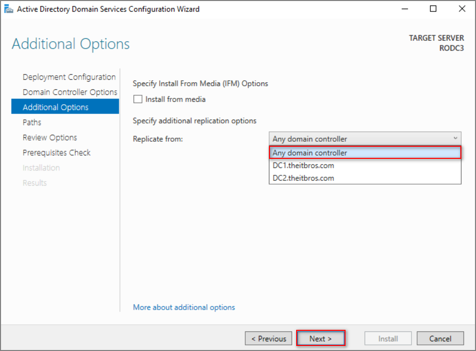 active directory read only user