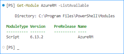 azure ad powershell module install