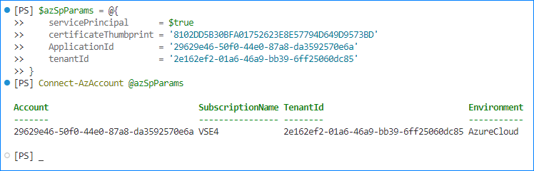 powershell azure module