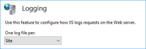 turn on iis logging