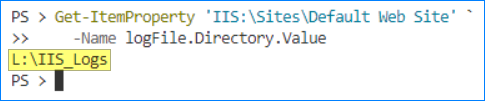 iis logging configuration