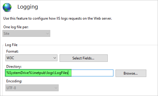 how to clear iis logs