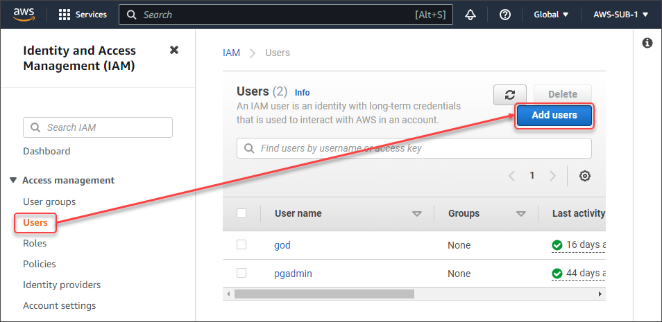 configure aws cli