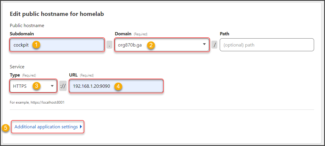 cloudflare tunnel public hostname