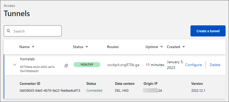 cloudflare zero trust tunnel setup