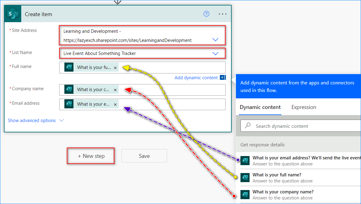 using power automate with microsoft forms